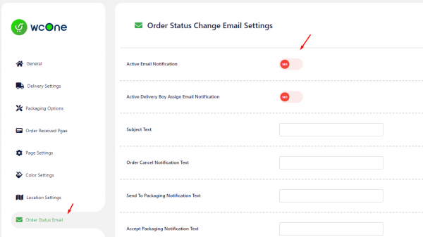 How Work Order Status Change Email Notification? – wcOne